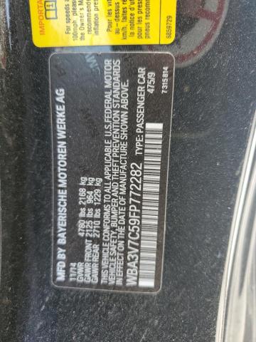 WBA3V7C59FP772282 - 2015 BMW 428 I SULEV BLACK photo 13