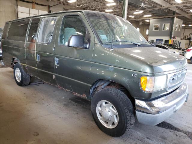 1FBSS31S92HB16522 - 2002 FORD ECONOLINE E350 SUPER DUTY WAGON GREEN photo 4