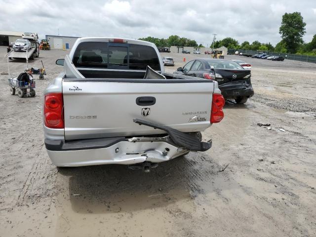 1D7RE3GK6BS521142 - 2011 DODGE DAKOTA SLT SILVER photo 6