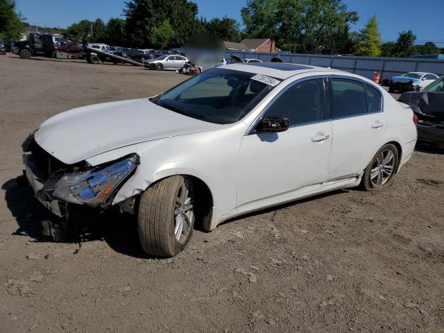 JN1CV6AR5DM767486 - 2013 INFINITI G37 WHITE photo 1