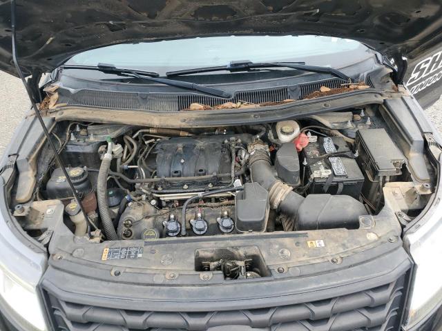 1FM5K8AR0JGA46007 - 2018 FORD EXPLORER POLICE INTERCEPTOR 黑色 照片 12