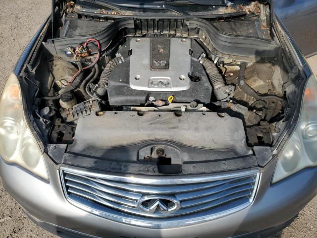 JNKAJ09F08M351048 - 2008 INFINITI EX35 BASE SILVER photo 11