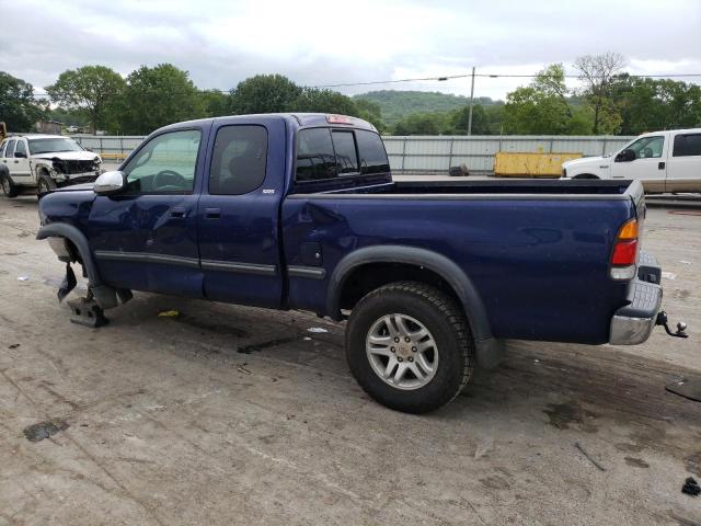 5TBBT44142S325172 - 2002 TOYOTA TUNDRA ACCESS CAB BLUE photo 2