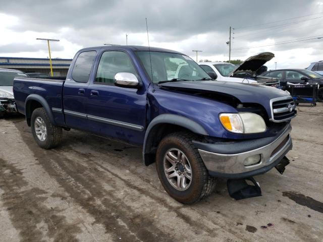 5TBBT44142S325172 - 2002 TOYOTA TUNDRA ACCESS CAB BLUE photo 4