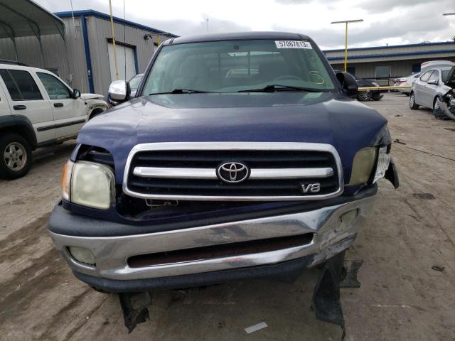 5TBBT44142S325172 - 2002 TOYOTA TUNDRA ACCESS CAB BLUE photo 5