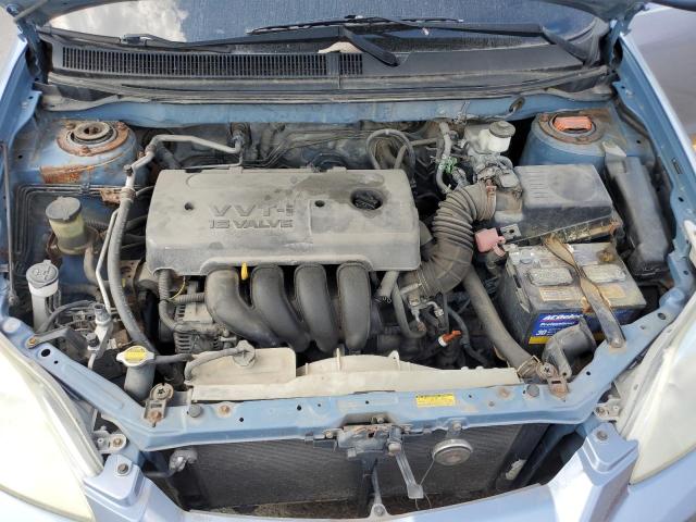 2T1KR32E65C381309 - 2005 TOYOTA COROLLA MA XR BLUE photo 11