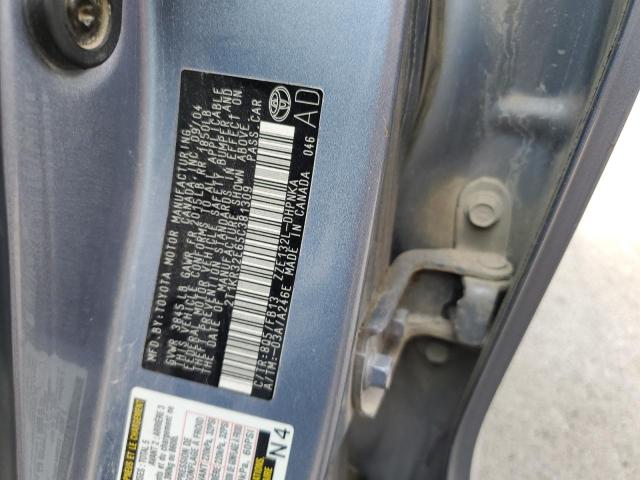 2T1KR32E65C381309 - 2005 TOYOTA COROLLA MA XR BLUE photo 12