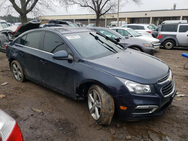 1G1PE5SB8F7179926 - 2015 CHEVROLET CRUZE LT BLUE photo 4