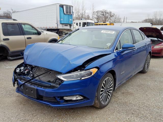 3FA6P0RU2JR250245 - 2018 FORD FUSION TITANIUM/PLATINUM HEV  photo 2