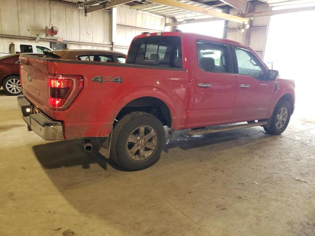 1FTFW1E57PKD23091 - 2023 FORD F150 SUPERCREW RED photo 3