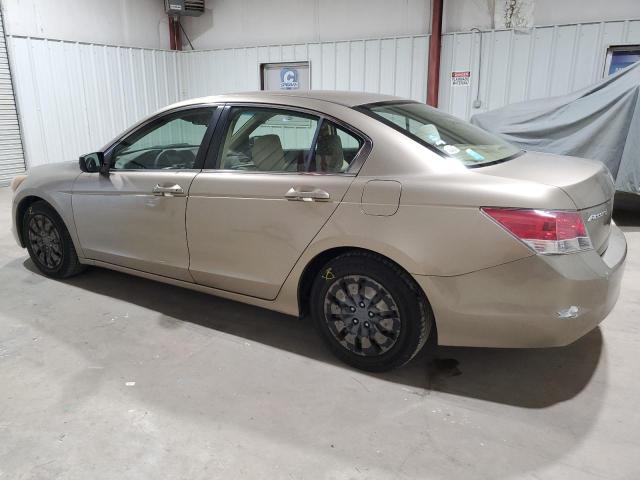 JHMCP26378C008482 - 2008 HONDA ACCORD LX TAN photo 2