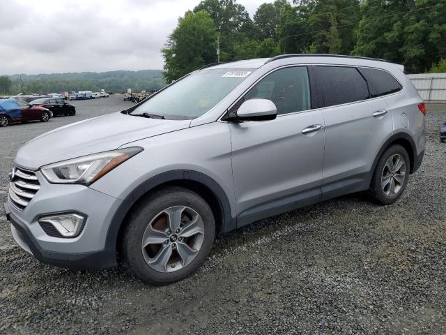 KM8SMDHF4GU153542 - 2016 HYUNDAI SANTA FE SE SILVER photo 1