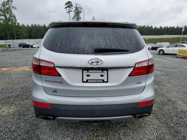 KM8SMDHF4GU153542 - 2016 HYUNDAI SANTA FE SE SILVER photo 6