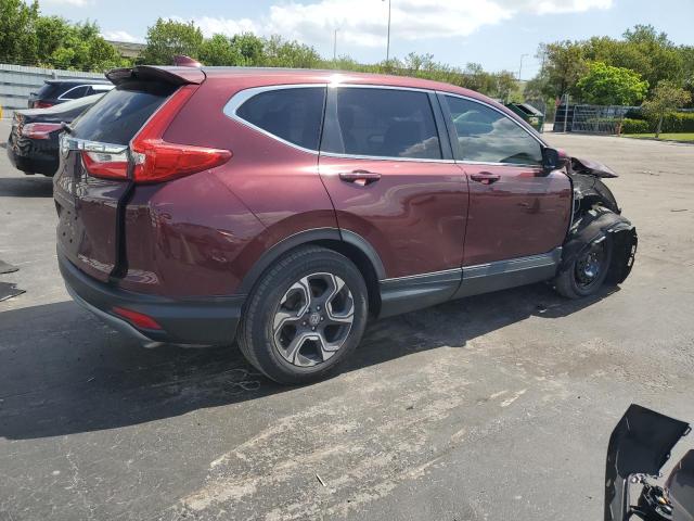 7FARW1H82JE026581 - 2018 HONDA CR-V EXL RED photo 3