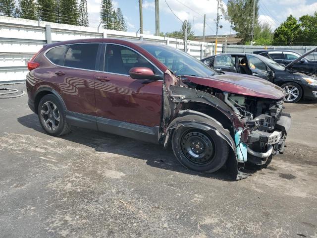 7FARW1H82JE026581 - 2018 HONDA CR-V EXL RED photo 4