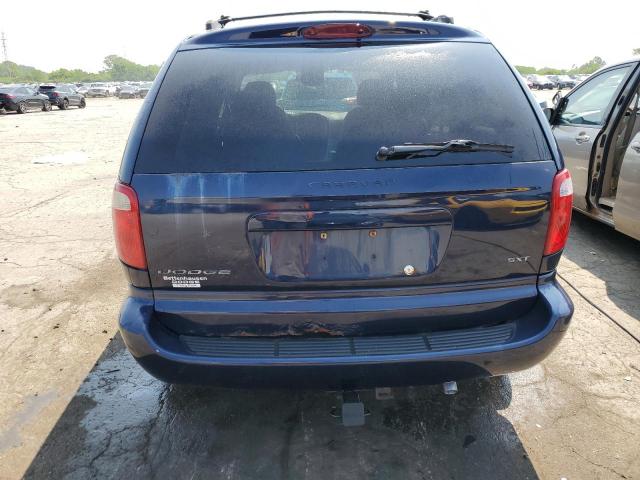 1D8GP45RX6B535103 - 2006 DODGE CARAVAN SXT BLUE photo 6