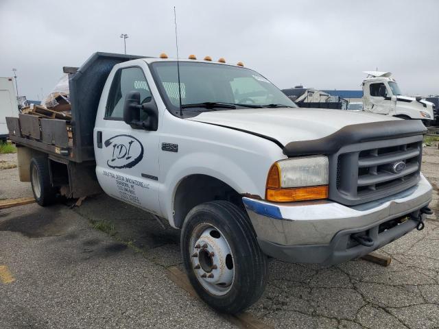 1FDAF56F21EA72605 - 2001 FORD F550 SUPER DUTY WHITE photo 4