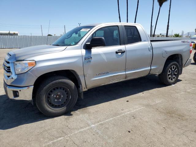 5TFRY5F19HX218275 - 2017 TOYOTA TUNDRA DOUBLE CAB SR/SR5 SILVER photo 1