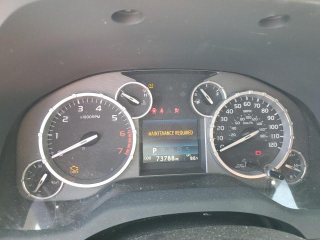 5TFRY5F19HX218275 - 2017 TOYOTA TUNDRA DOUBLE CAB SR/SR5 SILVER photo 9