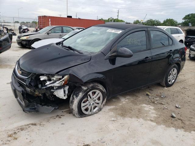 1G1JB5SH1H4158083 - 2017 CHEVROLET SONIC LS BLACK photo 1