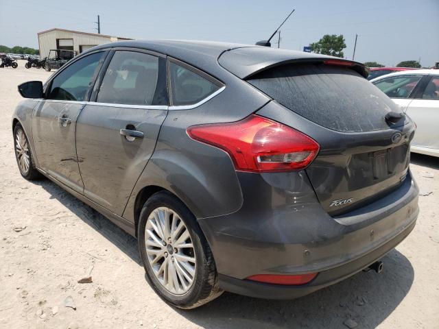 1FADP3N24FL240447 - 2015 FORD FOCUS TITANIUM GRAY photo 2