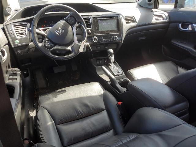 19XFB2F9XFE205525 - 2015 HONDA CIVIC EXL ნაცრისფერი ფოტო 8