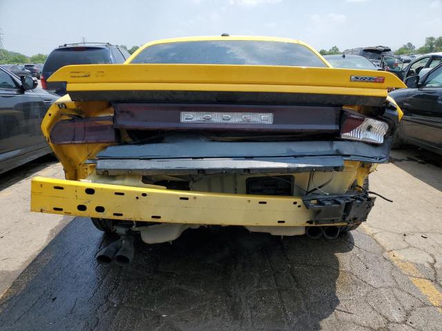 2C3CDYCJ3CH254245 - 2012 DODGE CHALLENGER SRT-8 YELLOW photo 6