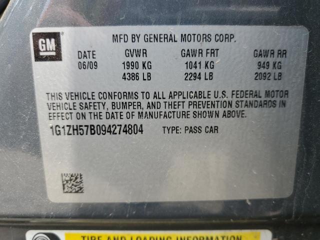 1G1ZH57B094274804 - 2009 CHEVROLET MALIBU 1LT 灰色 照片 13