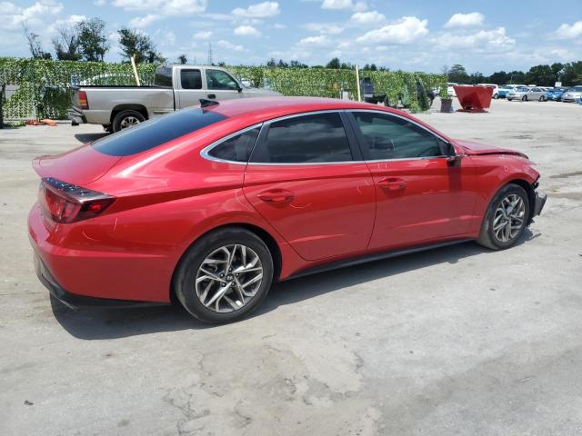 KMHL64JA4MA155186 - 2021 HYUNDAI SONATA SEL RED photo 3