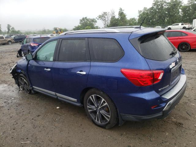 5N1DR2MM1HC632253 - 2017 NISSAN PATHFINDER S BLUE photo 2