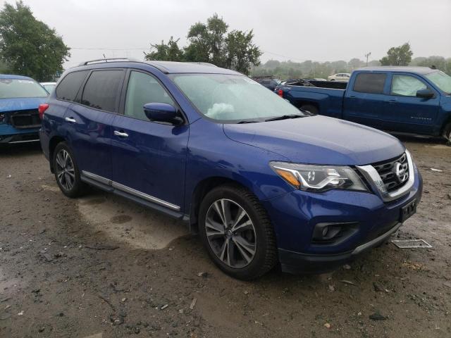 5N1DR2MM1HC632253 - 2017 NISSAN PATHFINDER S BLUE photo 4
