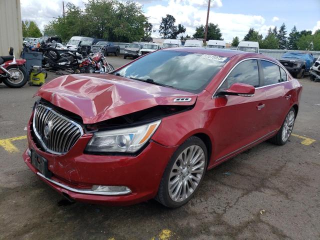 1G4GF5G37EF249924 - 2014 BUICK LACROSSE TOURING RED photo 1