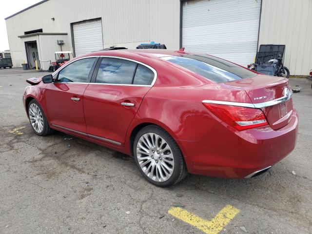 1G4GF5G37EF249924 - 2014 BUICK LACROSSE TOURING RED photo 2