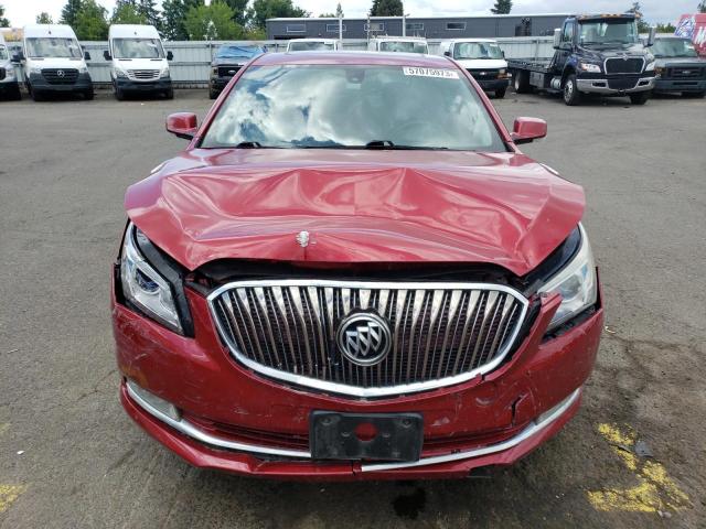 1G4GF5G37EF249924 - 2014 BUICK LACROSSE TOURING RED photo 5