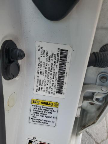 19UUA8F23CA020796 - 2012 ACURA TL WHITE photo 13