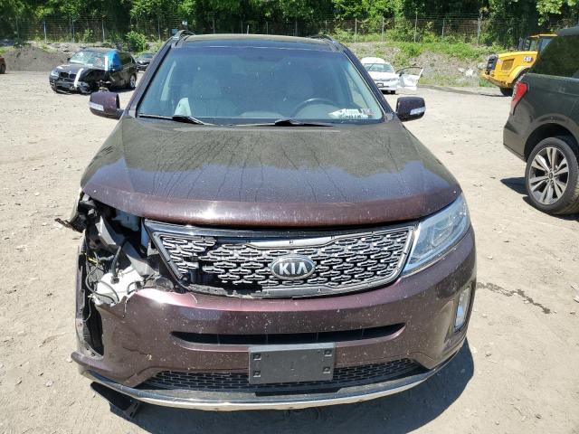 5XYKWDA72EG442239 - 2014 KIA SORENTO SX BURGUNDY photo 5