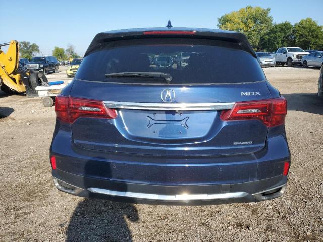 5J8YD4H56KL032582 - 2019 ACURA MDX TECHNOLOGY BLUE photo 6