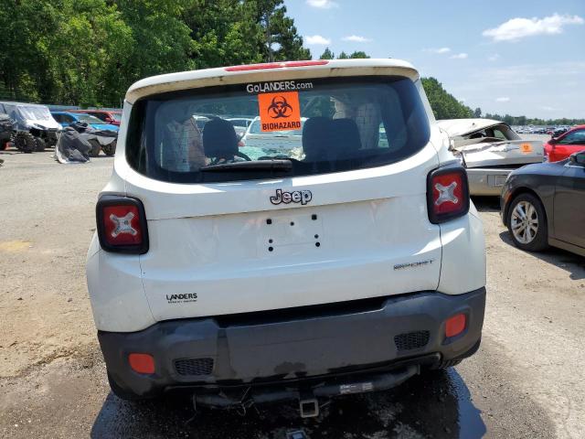 ZACCJAAB1HPG11743 - 2017 JEEP RENEGADE SPORT WHITE photo 6