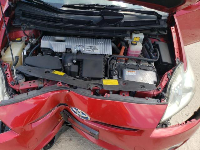 JTDKN3DU6B1407293 - 2011 TOYOTA PRIUS RED photo 11