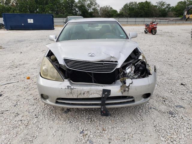 JTHBA30G255140869 - 2005 LEXUS ES 330 SILVER photo 5