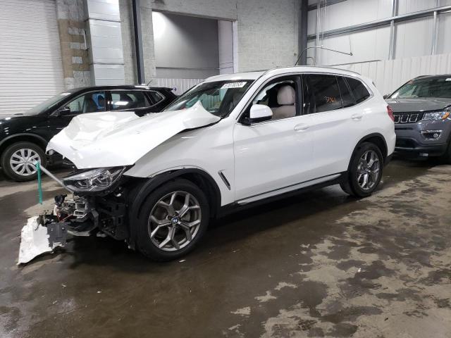 5UXTY5C08L9C51574 - 2020 BMW X3 XDRIVE30I WHITE photo 1