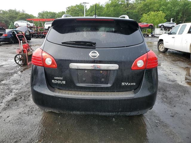 JN8AS5MVXBW250688 - 2011 NISSAN ROGUE S BLACK photo 6