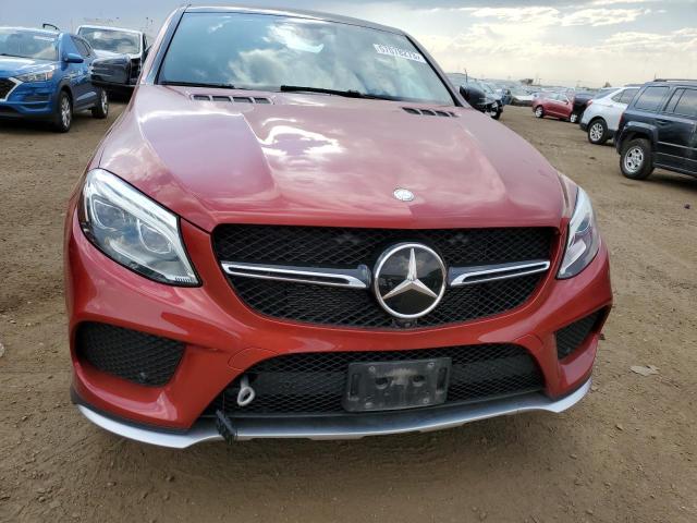 4JGED6EB6GA043863 - 2016 MERCEDES-BENZ GLE COUPE 450 4MATIC RED photo 5