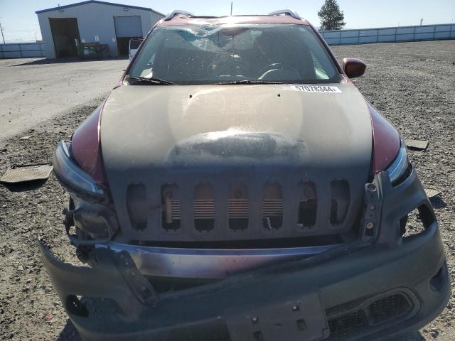 1C4PJMCB3EW157333 - 2014 JEEP CHEROKEE LATITUDE RED photo 5