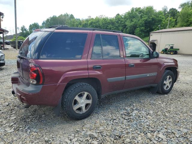 1GNDT13S942428789 - 2004 CHEVROLET TRAILBLAZE LS BURGUNDY photo 3