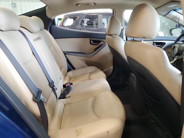 KMHDH4AE4DU595666 - 2013 HYUNDAI ELANTRA GLS BLUE photo 10