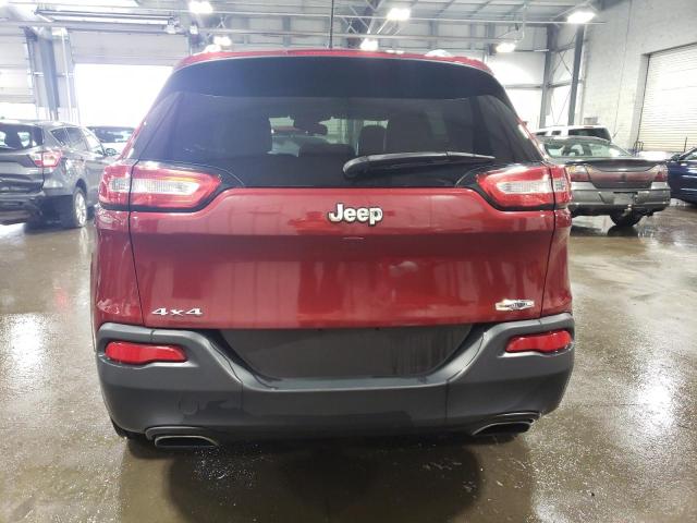 1C4PJMCS2HW655902 - 2017 JEEP CHEROKEE LATITUDE MAROON photo 6