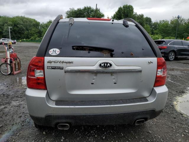 KNDJF724197624597 - 2009 KIA SPORTAGE LX SILVER photo 6