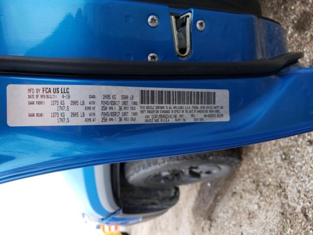 1C4PJMBX6KD141146 - 2019 JEEP CHEROKEE TRAILHAWK Mavi foto 13