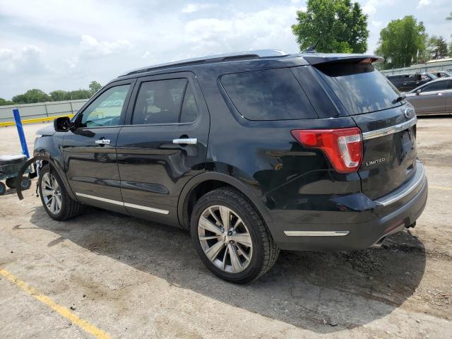 1FM5K8FH2KGA79625 - 2019 FORD EXPLORER LIMITED BLACK photo 2